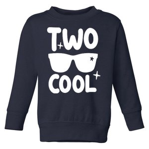 Two Cool 2nd Birthday Gift 2 Year Old Boy Second Bday Toddler Sweatshirt