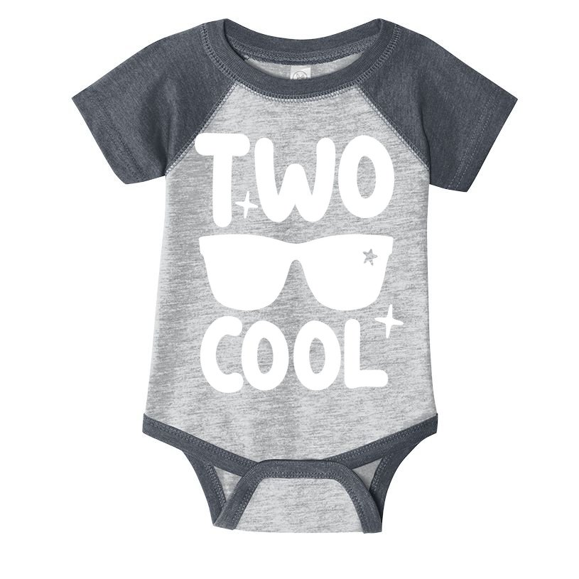 Two Cool 2nd Birthday Gift 2 Year Old Boy Second Bday Infant Baby Jersey Bodysuit