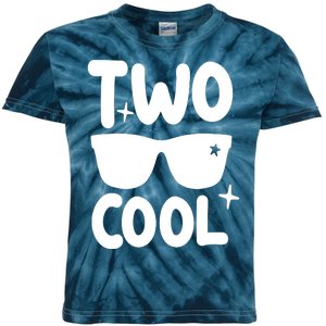 Two Cool 2nd Birthday Gift 2 Year Old Boy Second Bday Kids Tie-Dye T-Shirt