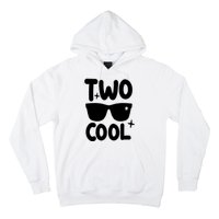 Two Cool 2nd Birthday Gift 2 Year Old Boy Second Bday Hoodie