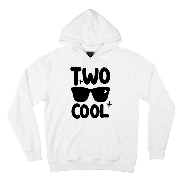 Two Cool 2nd Birthday Gift 2 Year Old Boy Second Bday Hoodie