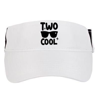 Two Cool 2nd Birthday Gift 2 Year Old Boy Second Bday Adult Drive Performance Visor