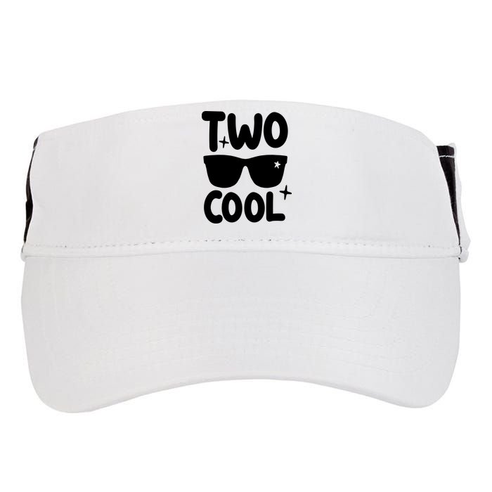 Two Cool 2nd Birthday Gift 2 Year Old Boy Second Bday Adult Drive Performance Visor