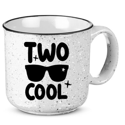 Two Cool 2nd Birthday Gift 2 Year Old Boy Second Bday 15oz Campfire Ceramic Mug