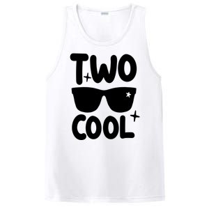 Two Cool 2nd Birthday Gift 2 Year Old Boy Second Bday PosiCharge Competitor Tank