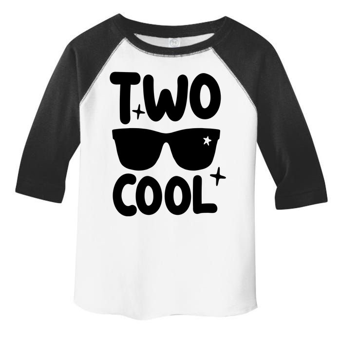 Two Cool 2nd Birthday Gift 2 Year Old Boy Second Bday Toddler Fine Jersey T-Shirt