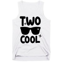 Two Cool 2nd Birthday Gift 2 Year Old Boy Second Bday Tank Top