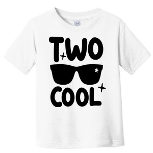 Two Cool 2nd Birthday Gift 2 Year Old Boy Second Bday Toddler T-Shirt