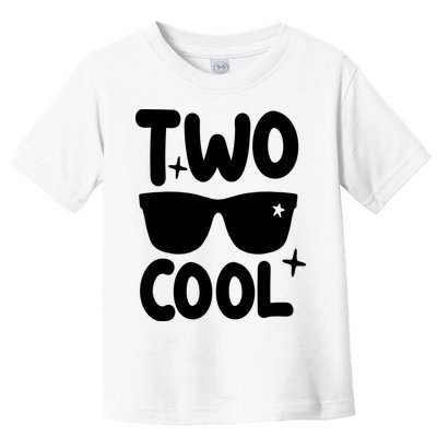 Two Cool 2nd Birthday Gift 2 Year Old Boy Second Bday Toddler T-Shirt