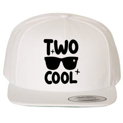 Two Cool 2nd Birthday Gift 2 Year Old Boy Second Bday Wool Snapback Cap
