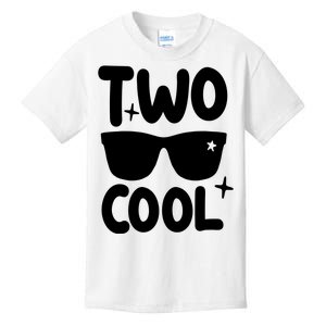 Two Cool 2nd Birthday Gift 2 Year Old Boy Second Bday Kids T-Shirt