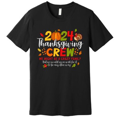 Thanksgiving Crew 2024 Family Matching Fall Autumn Women Premium T-Shirt