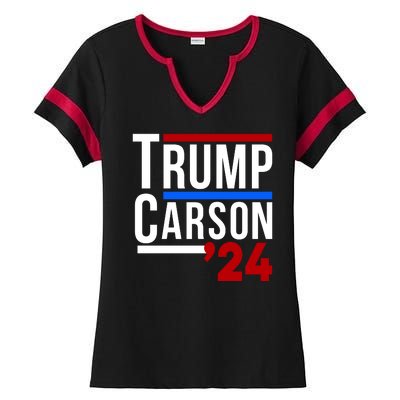 Trump Carson 2024 Ladies Halftime Notch Neck Tee