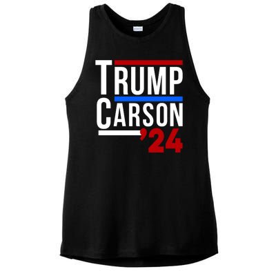 Trump Carson 2024 Ladies PosiCharge Tri-Blend Wicking Tank