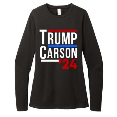 Trump Carson 2024 Womens CVC Long Sleeve Shirt