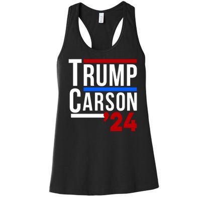 Trump Carson 2024 Women's Racerback Tank