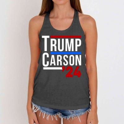 Trump Carson 2024 Women's Knotted Racerback Tank