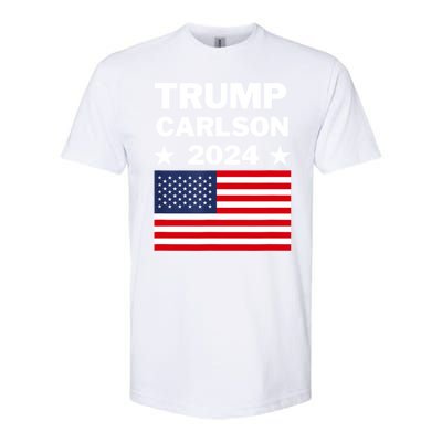 Trump Carlson 2024 Pro America Softstyle® CVC T-Shirt