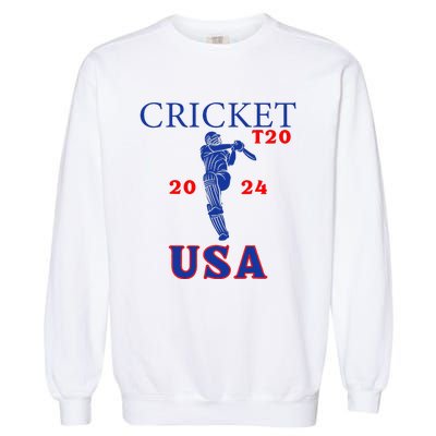 T20 Cricket 2024 Usa Garment-Dyed Sweatshirt