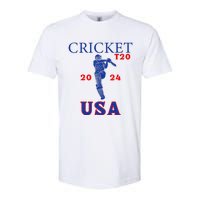 T20 Cricket 2024 Usa Softstyle CVC T-Shirt