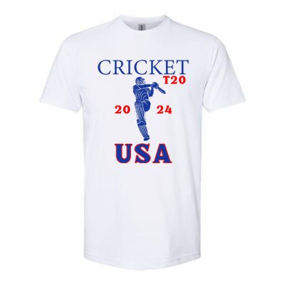 T20 Cricket 2024 Usa Softstyle CVC T-Shirt