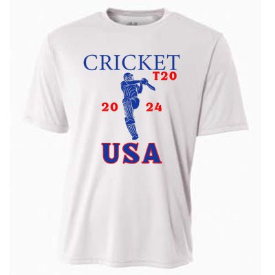 T20 Cricket 2024 Usa Cooling Performance Crew T-Shirt