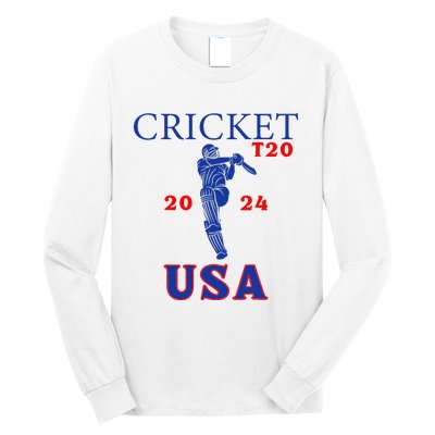 T20 Cricket 2024 Usa Long Sleeve Shirt