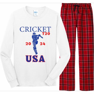 T20 Cricket 2024 Usa Long Sleeve Pajama Set