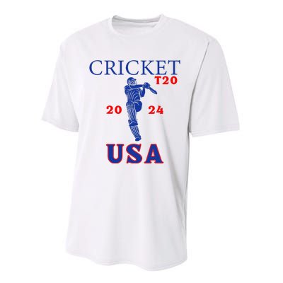 T20 Cricket 2024 Usa Performance Sprint T-Shirt