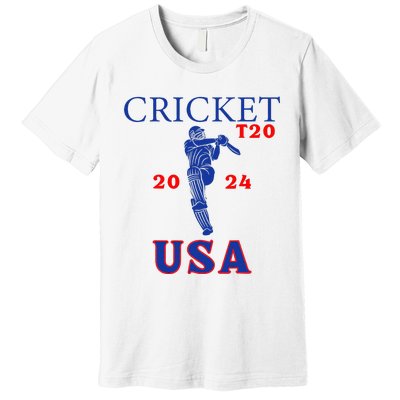 T20 Cricket 2024 Usa Premium T-Shirt