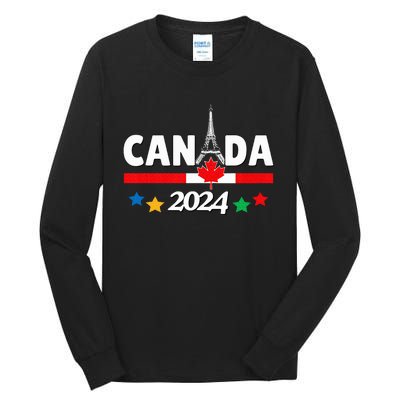 Team Canada 2024 Paris Sport Games Tall Long Sleeve T-Shirt