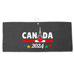 Team Canada 2024 Paris Sport Games Large Microfiber Waffle Golf Towel