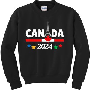 Team Canada 2024 Paris Sport Games Kids Sweatshirt