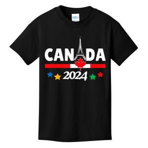 Team Canada 2024 Paris Sport Games Kids T-Shirt