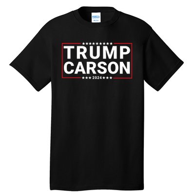 Trump Carson 2024 For President Vp Republican Election Tall T-Shirt