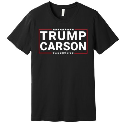 Trump Carson 2024 For President Vp Republican Election Premium T-Shirt