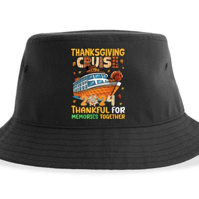 Thanksgiving Cruise 2024 Thankful Family Memories Together Sustainable Bucket Hat