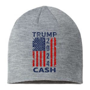 Trump Cash 2024 President Trump Supporter Reelection Sustainable Beanie