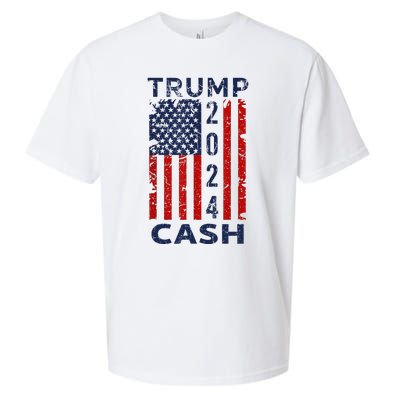 Trump Cash 2024 President Trump Supporter Reelection Sueded Cloud Jersey T-Shirt