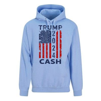 Trump Cash 2024 President Trump Supporter Reelection Unisex Surf Hoodie