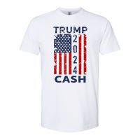 Trump Cash 2024 President Trump Supporter Reelection Softstyle CVC T-Shirt