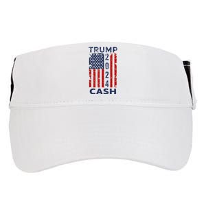 Trump Cash 2024 President Trump Supporter Reelection Adult Drive Performance Visor