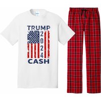 Trump Cash 2024 President Trump Supporter Reelection Pajama Set