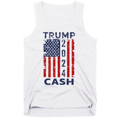 Trump Cash 2024 President Trump Supporter Reelection Tank Top