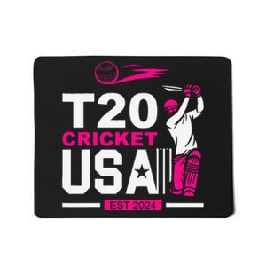 T20 Cricket 2024 Usa Cricket Fans Gift Mousepad