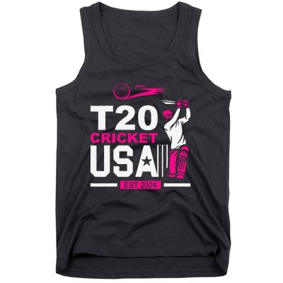 T20 Cricket 2024 Usa Cricket Fans Gift Tank Top