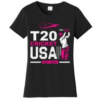 T20 Cricket 2024 Usa Cricket Fans Gift Women's T-Shirt