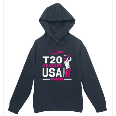 T20 Cricket 2024 Usa Cricket Fans Gift Urban Pullover Hoodie