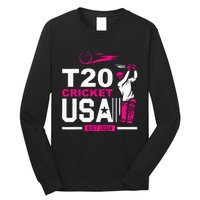 T20 Cricket 2024 Usa Cricket Fans Long Sleeve Shirt