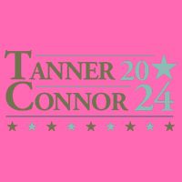 Tanner Connor 2024 Make America Smile Again Stripe Pom Pom Beanie